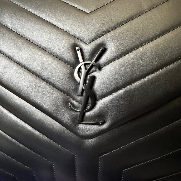 Saint Laurent YSL Monogram Large Quilted Shoulder Bag - Picture 3 of 10